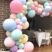 18 pouces Jumbo Bonbons Macaron Ballons Pastel Géant Décoration De Mariage D'anniversaire Globos Arc D'air Gonflable Ballon