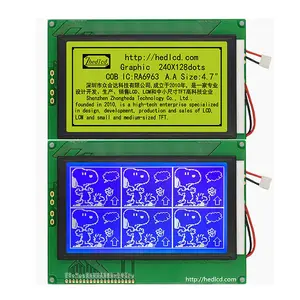 Vente du fabricant 5.2 "144*104MM 240128 Module de panneau d'affichage LCD graphique avec parallèle RA6963 pour instruments de contrôle industriel
