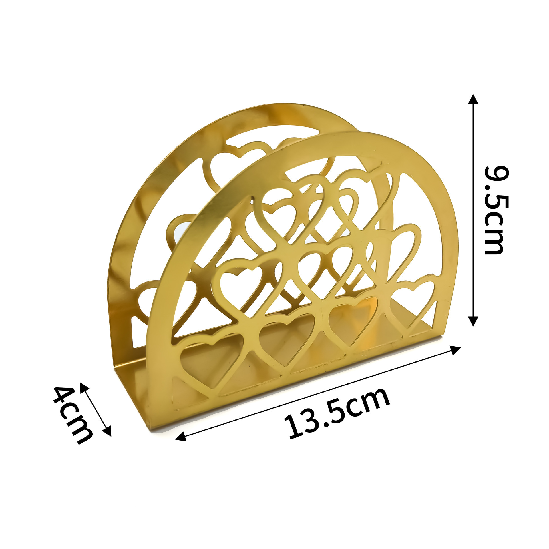 Semi-circular gold 12696