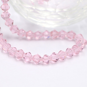Perles de verre toupie à facettes pour la fabrication de bijoux perles de cristal 2MM pour bracelet breloques bricolage artisanat accessoires 5 brins/lot - Product Image 4
