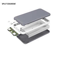 Batteries externes USB portables personnalisées de 10000 à 20000 mAh, haute capacité, 12V 24V, chauffe-mains pour utilisation en extérieur, ordinateur portable, téléphone