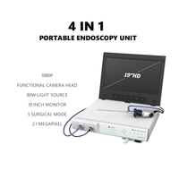 Caméra d'endoscopie médicale tout-en-un IKEDA YKD-9101 FHD 1080P avec écran pliable de 19 pouces et source de lumière froide LED
