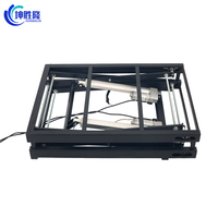 Plateforme élévatrice à ciseaux électrique à double moteur et double couche KUNSHENGLONG KSL-7535-DD2 750*350mm en acier au carbone haute résistance 1005mm