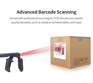 Rfid TC55-UHF-2D PDA Pocket PC di động thiết bị đầu cuối dữ liệu với 4 + 64GB Android 13 Bluetooth/Wifi 2G/3G/4G NFC cho kho hàng tồn kho - Product Image 6