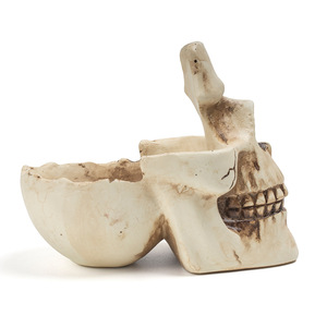 Regalo Personalizado de Halloween, Estatua de <span class=keywords><strong>Calavera</strong></span> de Resina, Adorno Artesanal, Decoración de Jardín, <span class=keywords><strong>Maceta</strong></span> para Plantas Suculentas - Product Image 4