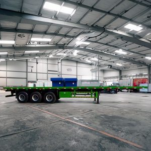 Meilleur Prix Vercoe 30 40 50 Tonnes 2 3 4 Essieux Semi-Remorque Plateau Conteneur 48 Ft 40 Ft 20 Ft à Vendre - Product Image 2