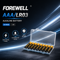 Baterai Alkaline LR03 AAA Kapasitas Tinggi 1.5V 1150mAh Tahan Lama Anti Bocor OEM Pabrik Grosir Label Pribadi Mainan Senter