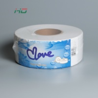 Échantillon gratuit vente en gros bon marché de pâte de bois vierge de qualité supérieure rouleau géant de papier hygiénique de soie