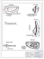 Clignotant E-mark pour RENAULT MASTER NISSAN NV400 OPEL MOVANO, lampe de rétroviseur, OE : 261650223R 261603141R 95508975