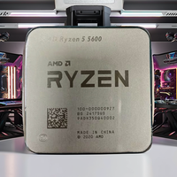AMD pour Ryzen 5 3600X 3500X 3700X Processeur d'unité centrale R5-5600 Six cœurs douze fils 3.6 GHz 7NM 65W Socket AM4 pour ordinateur de bureau