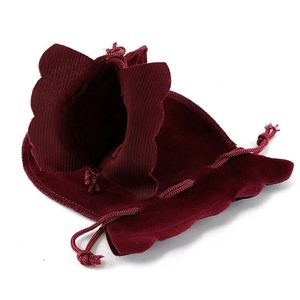 Drawstring Velvet Pouches Jewelry Necklaces Earrings Gift Packaging <b>Bags</b> - Product Image 6