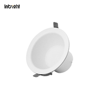 Downlight LED encastré à encoche profonde 90 °   Angle de faisceau anti-éblouissement 40 °   Diffuseur en aluminium moulé sous pression pour hôtel
