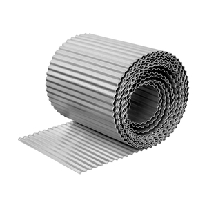 Bordure de jardin en acier galvanisé ondulé sur mesure <span class=keywords><strong>pour</strong></span> aménagement paysager, bordure flexible <span class=keywords><strong>pour</strong></span> parterres de fleurs DIY, <span class=keywords><strong>pour</strong></span> pelouse et jardin - Product Image 1