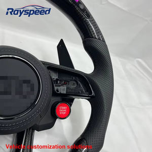 <span class=keywords><strong>Volante</strong></span> de fibra de carbono personalizado para <span class=keywords><strong>Audi</strong></span> RS Series RS3 RS4 RS5 RS6 RS7 S3 S4 S5 Old B8 Series A8 R8 Q7 Q5 - Product Image 4