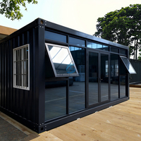 Cabine de toilettes préfabriquée en acier imperméable, design moderne, économique, pour villa, hôtel, salon, extérieur