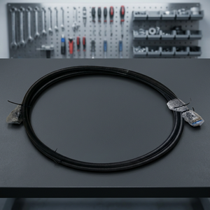 DIN male to DIN male 3 meter half inch superflexible cable - Product Image 1