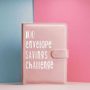 100 Enveloppes A5 Pré-numérotées avec Couverture en Cuir PU, Reliure Spirale à Feuillets Mobiles, Organiseur de Défi d'Économie d'Argent et Suivi pour Usage Scolaire - Product Image 2
