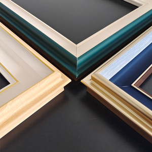 Estilo europeo al por mayor pintura al óleo ancha exterior PS marco flotante pared foto lienzo pintura marco - Product Image 5