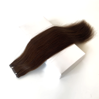 Extensions de cheveux vierges de haute qualité, double trame, lisses, qualité Remy supérieure, cuticules alignées, trame double cousue à la machine, 50g/pièce