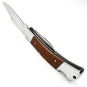 Cuchillo plegable multifuncional de acero inoxidable 440c, mango de madera, abridor de Vino de Bolsillo EDC para uso diario de Hobby al aire libre, OEM - Product Image 6