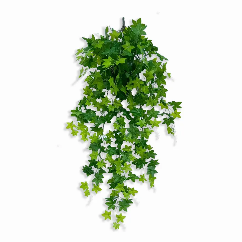 120cm 인공 매달려 식물 인공 벽 매달려 식물 실크 인공 아이비 덩굴 매달려 잎
