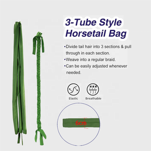 Horshi. Bolsas elásticas <span class=keywords><strong>de</strong></span> <span class=keywords><strong>cola</strong></span> <span class=keywords><strong>de</strong></span> 3 tubos para caballos Bolsa <span class=keywords><strong>de</strong></span> <span class=keywords><strong>cola</strong></span> <span class=keywords><strong>de</strong></span> <span class=keywords><strong>caballo</strong></span> trenzada ligera que mantiene la <span class=keywords><strong>cola</strong></span> <span class=keywords><strong>de</strong></span> su <span class=keywords><strong>caballo</strong></span> limpia - Product Image 4