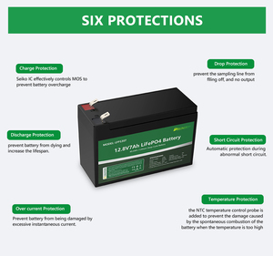 Lead Acid Replace Battery Battery 12V 7Ah 10Ah 12Ah With 32700 26650 Battery Cell DL-1207 Lead Acid Replace Battery 12V 7Ah 10Ah - Product Image 1