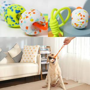 Giocattoli per Cani Interattivi con Corda da Tiro alla Fune, Palla per Addestramento e Pulizia dei Denti - Product Image 2