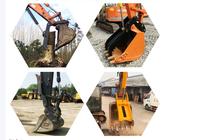 Pince hydraulique pour mini-excavatrice de 0,8 à 8 tonnes, accessoires de fixation rapide