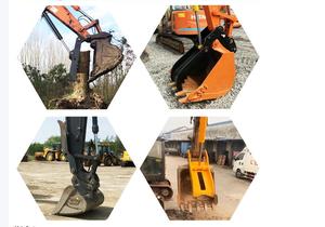 <span class=keywords><strong>Pince</strong></span> hydraulique <span class=keywords><strong>pour</strong></span> <span class=keywords><strong>mini</strong></span>-excavatrice de 0,8 <span class=keywords><strong>à</strong></span> 8 tonnes, accessoires de fixation rapide - Product Image 6