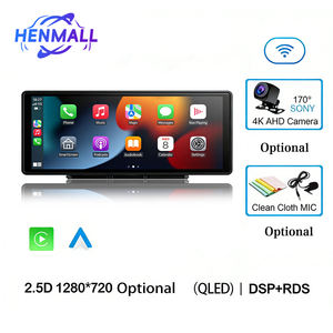Henmall  Lecteur DVD de voiture portable 10,26 pouces avec navigation GPS, prise en charge de Carplay et Android Auto, Bluetooth intégré - Product Image 4