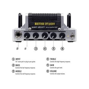 Amplificateur de <span class=keywords><strong>guitare</strong></span> compact Hotone Nano Legacy British Invasion 5 Watts avec égaliseur 3 bandes NLA-1 - Product Image 4