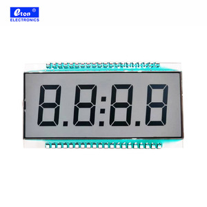 사용자 정의 흑백 <span class=keywords><strong>7</strong></span> 세그먼트 디스플레이 6 자리 TN 화면 연료 디스펜서 LCD 컨트롤러 보드 포지티브 세그먼트 디스플레이 - Product Image 2