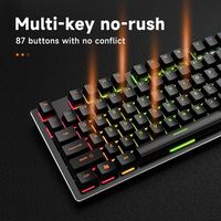 JERTECH JK510 Clavier d'ordinateur ergonomique pour ordinateur portable Clavier RVB personnalisé Mini claviers mécaniques de jeu
