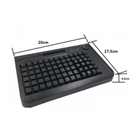 Teclado de bloqueo electrónico programable, teclado con lector de tarjetas, 78 teclas, 3 pistas, KB78 POS