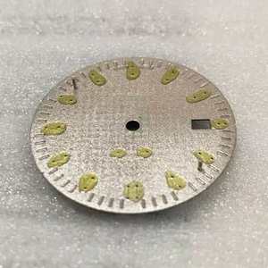 Accessoires de montre chinois NH35 31,8 mm, cadran en chêne modifié <span class=keywords><strong>Seiko</strong></span>, clous argentés, luminescence verte - Product Image 3