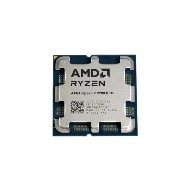 New for for 9 9900X3D Desktop CPU 4.7GHz Socket AM5 8 Cores 16 Threads 120W TDP