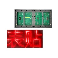 Módulo de pantalla LED de un solo color P10 SMD de alto brillo Pantalla de publicidad exterior programable para negocios de autoservicio