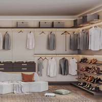 Armoire Pliable Personnalisée Lesso Home en Plastique, Organisateur de Vêtements, Meubles Modernes en Bois pour Dressings et Placards d'Appartement