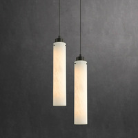 Ventes directes d'usine Moderne Simple Lumière De Luxe En Marbre Naturel Lustre Nordique Restaurant bar Designer Chambre Lampe De Chevet