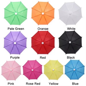 Mini parapluie jouet pour poupées, accessoires en plastique à l'échelle 1:6 pour filles de 5 à 7 ans - Product Image 2