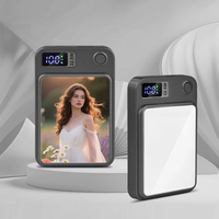 Batterie externe à sublimation personnalisée 5000mAh Li Polymer Portable sans fil magnétique chargeur rapide Powerbank pour Iphone