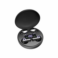Headphone Dual M166 Nirkabel BT 5.3 TWS Earbuds HiFi Stereo Bass Dalam Earphone dengan Kotak Pengisian Daya Digital
