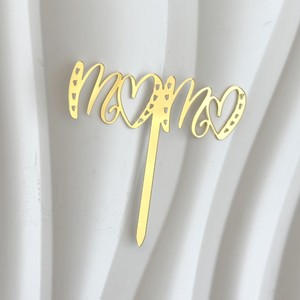 Happy Mother's Day Cake Toppers Décoration de gâteau en acrylique Happy Mother's Day Cake Decoration fournisseur - Product Image 4
