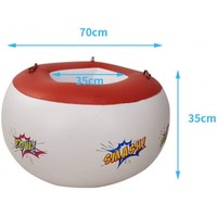 Boules de Sumo Gonflables en PVC MAKE WAVES (Lot de 2) 70x35cm – Pliables et Portables, Idéales pour Jeux d'Équipe en Piscine et Activités Extérieures Toutes Saisons