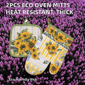 Nouveauté 2026 : Lot de gants de four en coton écologique, durables, faciles à manipuler, personnalisables avec impression OEM, en promotion à prix abordable - Product Image 2