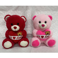 Mini ours rouges en peluche super doux pour la Saint-Valentin bourrés de coton PP