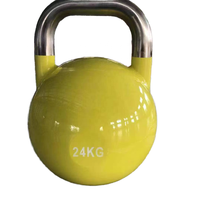 Kettlebells en acier pour la compétition, ensemble complet en fonte pour la musculation en salle de sport, vente en gros