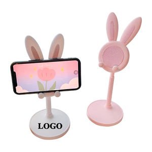 <span class=keywords><strong>Support</strong></span> de téléphone en plastique personnalisé en forme de lapin de dessin animé avec bras télescopique réglable, <span class=keywords><strong>support</strong></span> pliable pour téléphone et <span class=keywords><strong>tablette</strong></span> pour étudiants - Product Image 1