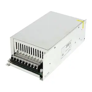 Personalización AC 110V 220V DC iluminación LED 480W transformador impresora 3,3 V 5V 9V 12V 24V 36V 48V fuente de alimentación conmutada 24V 20A DC